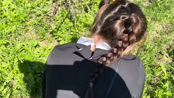Großer Schwanz Lehrer Gibt Seinem Schüler Einen Blowjob Im Doggy Style