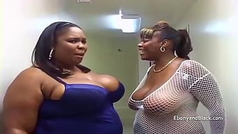 Amateur-Weißer Typ Gibt Einer Großen Schwarzen Schönen Fetten Frau Einen Blowjob